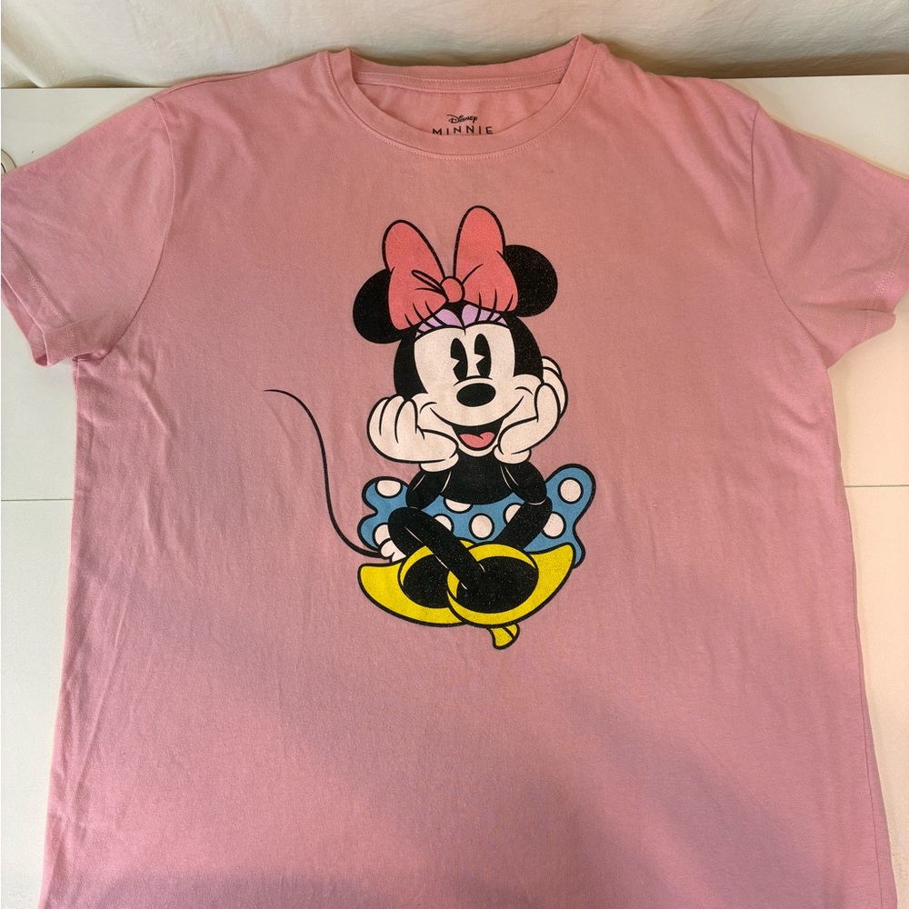 Disney Minnie Mouse Pink Short Sleeve Tee